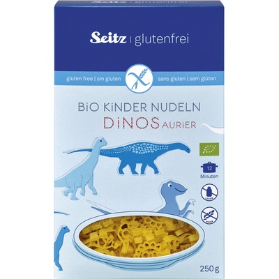 Seitz Bezlepkové Dětské těstoviny DINO 250 g