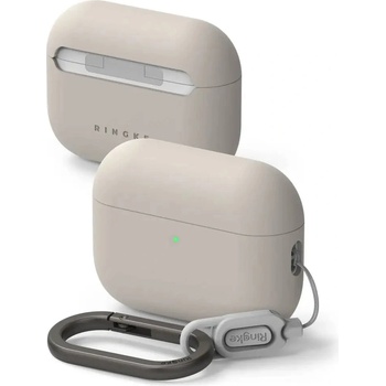 Ringke Силиконов калъф Ringke за AirPods Pro 3 - бежов (8800293859420)