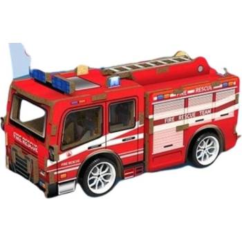 Wiky 3d пъзел дървен - Пожарна кола 12 см