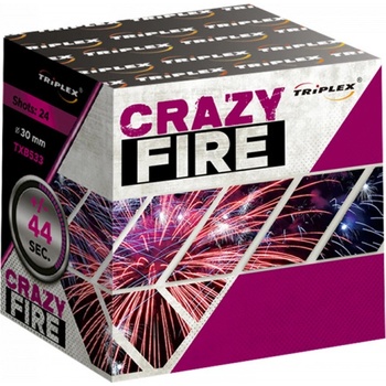 Triplex Ohňostroj CRAZY FIRE baterie 24 ran TXB533