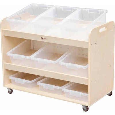 Classic World Educational Подвижен скрин за съхранение на играчки (cwe70040)