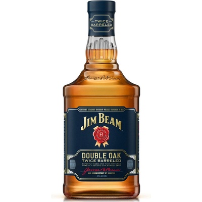 Jim Beam Double Oak 43% 0,7 l (holá láhev)
