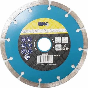 Magg Super diamantový kotouč segmentový 150 x 22,2 mm SKS150