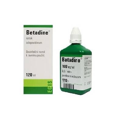 BETADINE DRM 100MG/ML DRM SOL 120ML