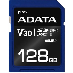 ADATA SDXC Premier Pro 128GB C10/U3/V30 ASDX128GUI3V30S-R