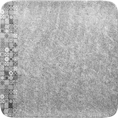 RAK Splednour tanier štvorcový 33 × 33 cm – sivá RAK-SRAUSP33