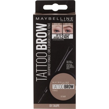 Maybelline Gelová pomáda na obočí Tattoo Brow Pomade 04 Ash Brown 4 g