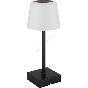 GLOBO 28061S - LED настолна лампа XAYDEN LED/2W/5V 800 mAh, черна, с док (GL8632)