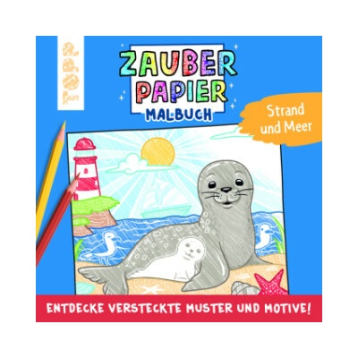 Zauberpapier Malbuch Strand und Meer