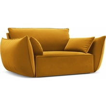 Mazzini Sofas Vanda Zamatové v horčicovej farbe