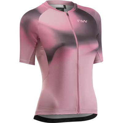 Northwave Дамска фланелка с къс ръкав за колоездене Northwave Women's Force Evo Jersey Short Sleeve Cycling jersey - Dusty Malva - размер XXL (156-2180-0616)
