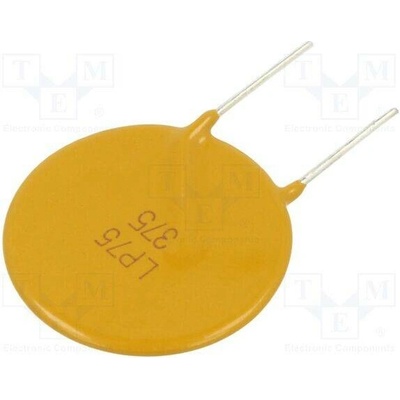 WAYON LP75-375F Pojistka: polymerová PTC; THT; 3,75A; Imax: 40A; Ipřep max: 18,75A