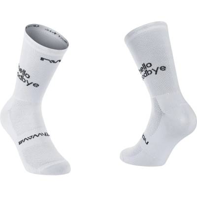 Northwave Мъжки чорапи за колоездене Northwave Hello Sock Cycling socks - White - размер 36-39 (EU) (207-1261-0112)