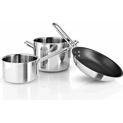 Eva Solo Комплект кухненски съдове, комплект от 3 бр. , сребърен, неръждаема стомана, Eva Solo (ES302352)