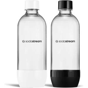 SodaStream Бутилка за съдомиялна машина sodastream Jet черно/бяло 2 x 1 л