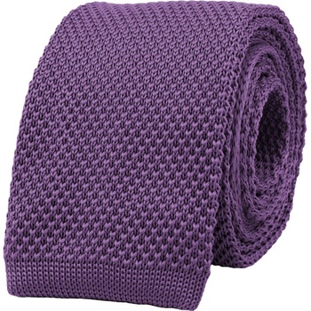 Bubibubi pletená kravata Amethyst fialová