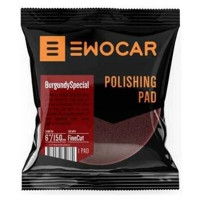 Ewocar BurgundySpecial Soft Finishing Pad 95/75 mm