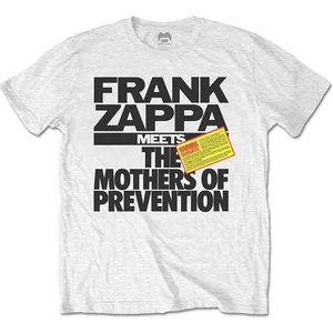 Frank Zappa The Mothers of Prevention Тениска с къс ръкав White M (ZAPTS11MW02)