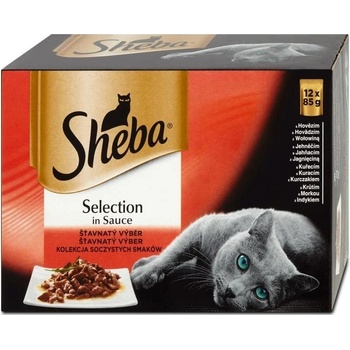 Sheba Select Slices in Gravy Šťavnatý výber 12 x 85 g