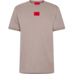 Hugo Тениска Hugo Mens HUGO Diragolino Contemporary T-Shirt with Logo Detail - Brown 237
