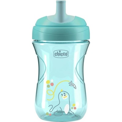 CHICCO Hrnček Advanced so slamkovým náustkom teal 266 ml