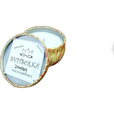 Svitsol Vonná svíčka v dóze Svitsolka Jahoda, Podzimní hřejivost 60 g
