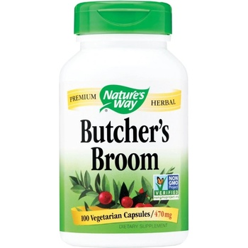 Image 1 of Nature's Way Butcher`s Broom 470 mg [100 капсули]