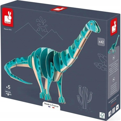 JANOD 3D puzzle Diplodocus 42 ks