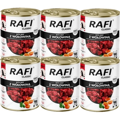 Dolina Noteci Rafi Classic s hovězím masem 6 x 800 g