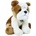 Rappa Плюшена играчка Rappa Еко приятели - Куче Булдог, седящ, 26 cm (844148)