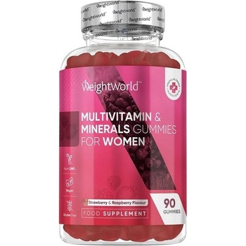 WeightWorld Multivitamin & Minerals Gummies For Women, 90 желирани таблетки, Weight World (128398 WW)