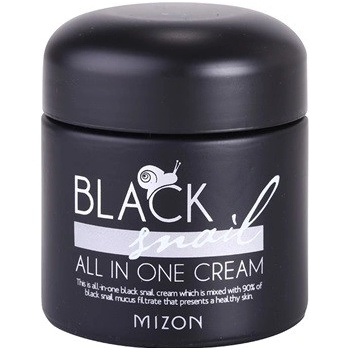 Mizon 90% Black Snail All In One Cream pleťový krém s filtrátem sekretu Afrického černého hlemýždě 75 ml