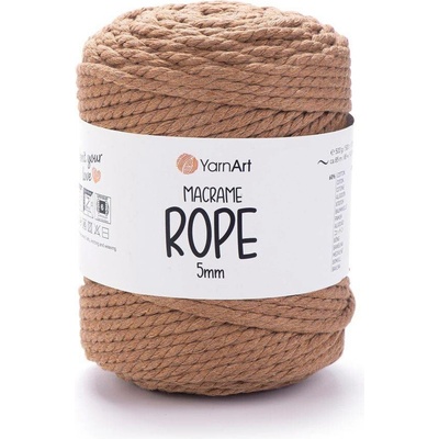 Yarn Art Macrame Rope 5 mm 788 hnědá