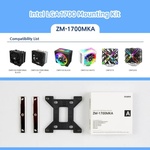 Zalman Монтаж Zalman Mounting Kit LGA1700 TYPE-A for CNPS10x/16x/17x/20x - ZM1700-MKA (ZM1700-MKA)