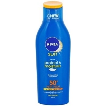 Nivea Sun Protect & Moisture hydratační mléko na opalování SPF50+ 200 ml