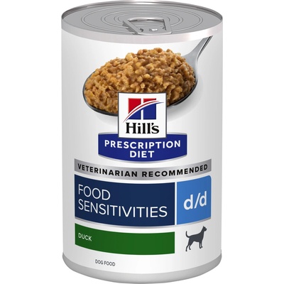 Hill's Prescription Diet D/D Alergia a starostlivosť o kožu pre psov s kačicou 370 g