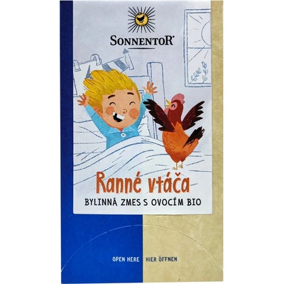 Sonnentor Ranné vtáča porciovaný dvojkomorový BIO 32,4 g