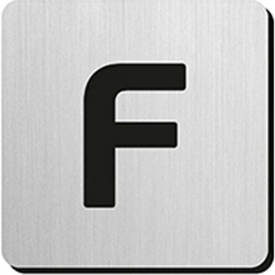 JNF - Piktogram písmeno "F" IN.34.300 - 75 mm - nalepovací