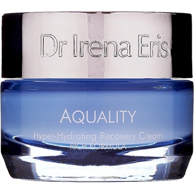 Dr Irena Eris Aquality Hyper-Hydrating Recovery Cream Rich Formula дълбоко хидратиращ крем в дълбочина против бръчки за жени 50 мл