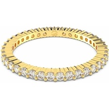 Swarovski Luxusný pozlátený prsteň Vittore 5028972