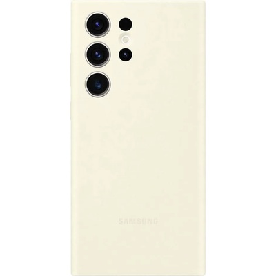 Samsung Silicone Cover Case EF-PS918TU- оригинален силиконов кейс за Samsung Galaxy S23 Ultra (бял)