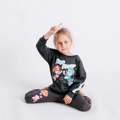 Tepláky Paw Patrol Skye sivá