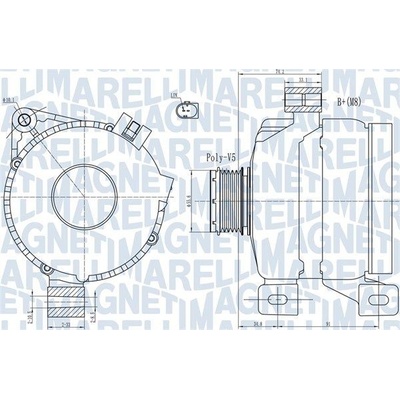 Generátor MAGNETI MARELLI 063731967010