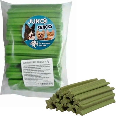 Smarty dentální kříž mentol 1 kg 44 ks