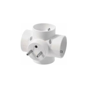 Eaglemoss Collections Emos Plug burner 4 sockets with/u white P0040