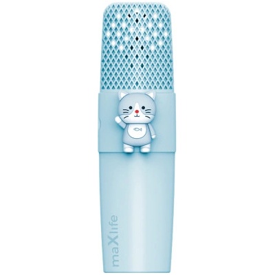maXlife MXBM 500 Bluetooth Karaoke mikrofon modrý