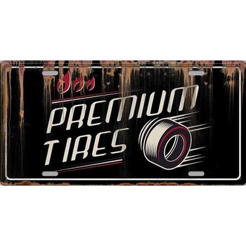 Ceduľa Premium Tires