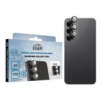 Eiger Eiger3D Mountain Glass Camera Film, съвместим със Samsung Galaxy S25 Plus Clear (EGSP01009) (EGSP01009)