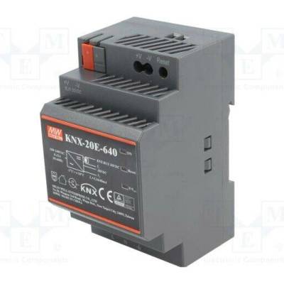 MEAN WELL KNX-20E-640 Napájecí zdroj: KNX / EIB; KNX; na přípojnici DIN; 180÷264VAC
