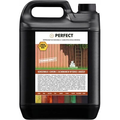 Barevná impregnace na dřevo PERFECT WOOD 5 L - 60 m2